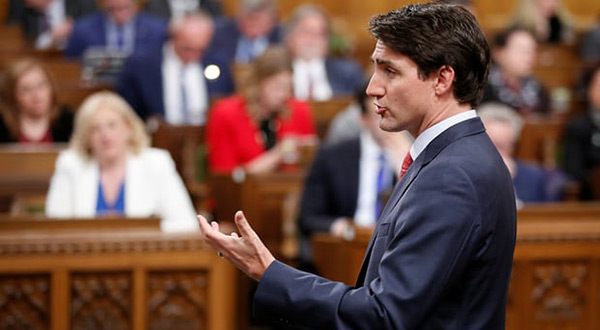 Canadian PM Justin Trudeau